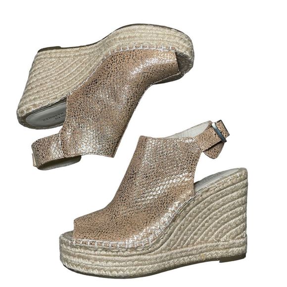 Kenneth Cole Odette Wedge Sandals 7.5M - Picture 2 of 7